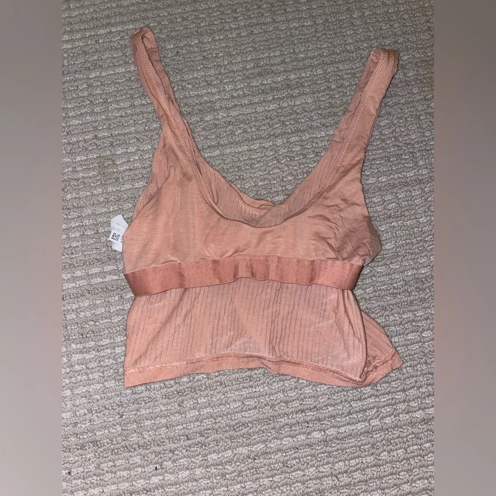 Aerie Long Line Bralette Crop Top - Picture 3 of 4